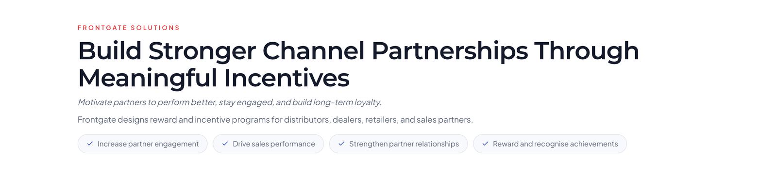 The Channel & Partner Loyalty Programs page (part 2)
