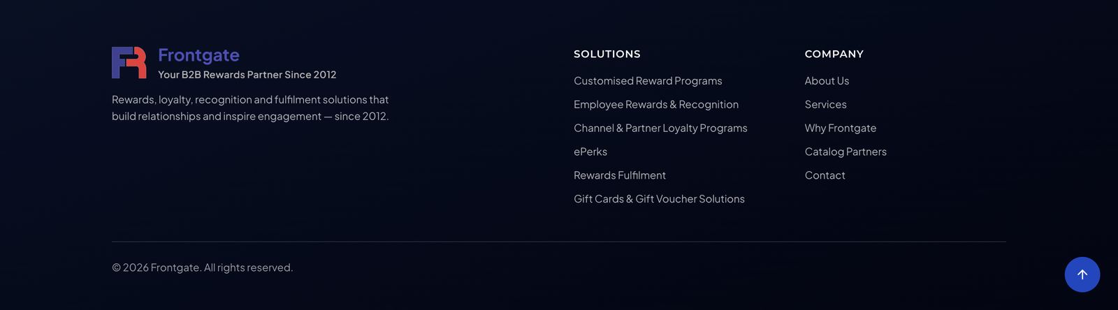 The Customised Reward Programs page (part 5)
